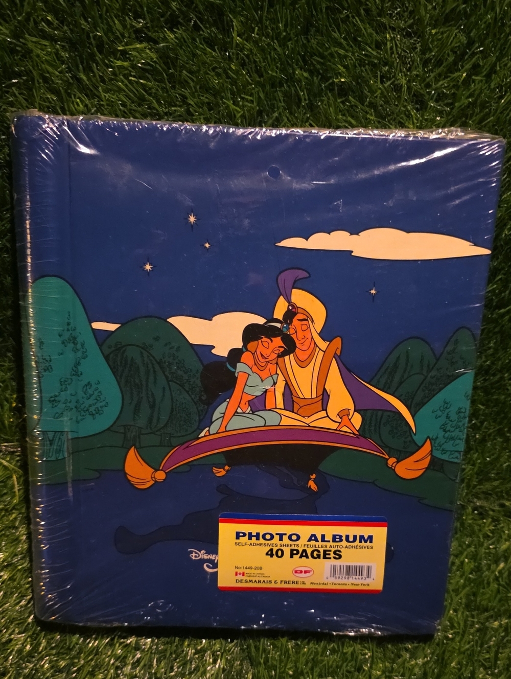 Sealed Vintage Disney Aladdin Photo Album 40 Pages